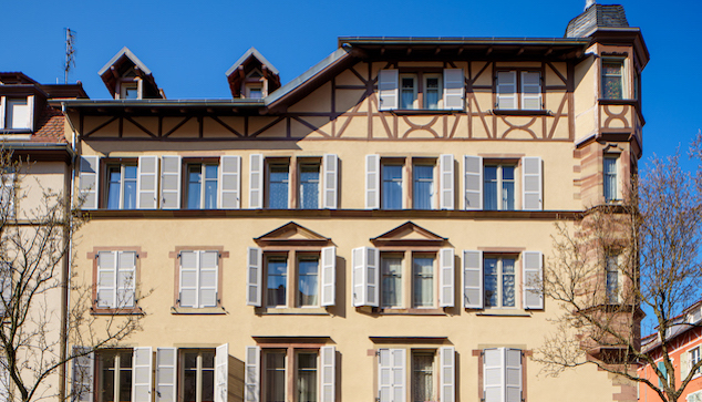 Cité SPACH à Strasbourg, fenêtres bois VOB