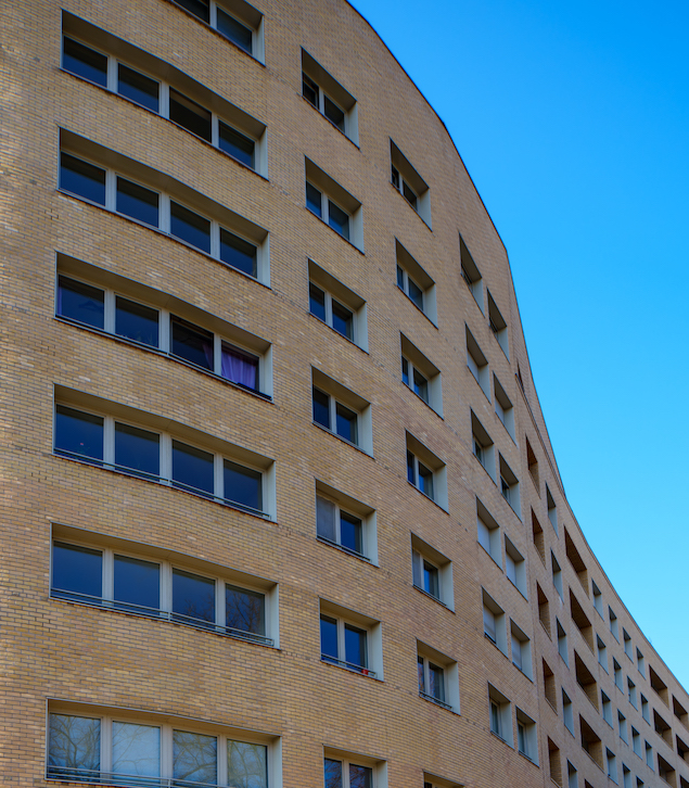 L'ensemble Immobilier Elypseo et ses fenêtres en bois, Strasbourg