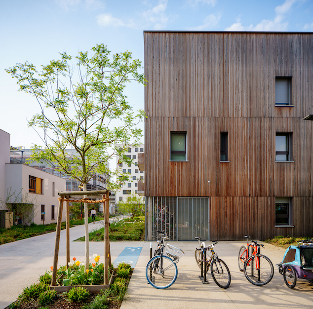 ZAC-Danube-Strasbourg-menuiseries-bois-VOB Bâtiment de la ZAC du Danube à Strasbourg, menuiseries bois VOB