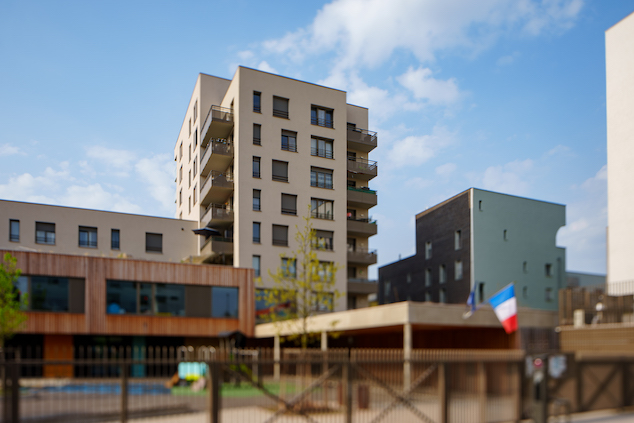 ZAC-Danube-Strasbourg-menuiseries-bois-VOB Bâtiment de la ZAC du Danube à Strasbourg, menuiseries bois VOB
